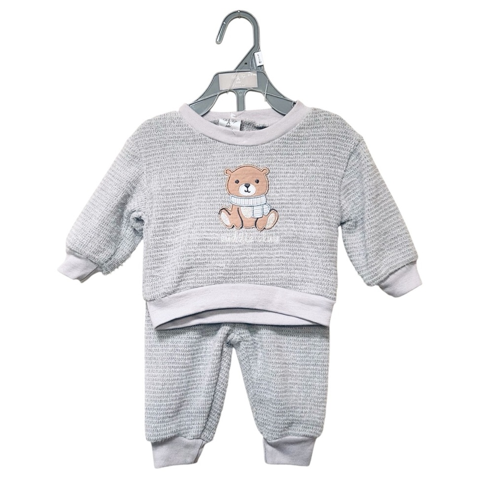 * NEW* Le Top Bébé Soft Grey 2-Piece Set